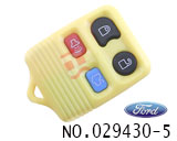 福特汽车4键遥控器外壳(黄色)