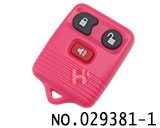 福特汽车3键遥控器外壳(红色)