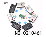 丰田汽车2-4键智能遥控匙（5300/314频率）