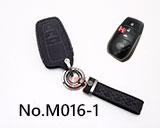 18款丰田凯美瑞，卡罗拉，皇冠汽车三键智能卡钥匙包（黑色）