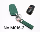 18款丰田凯美瑞，卡罗拉，皇冠汽车三键智能卡钥匙包（墨绿色）