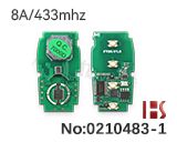 富士（斯巴鲁）汽车2-4键智能遥控匙（型号：FT06-7000D/8A芯片）