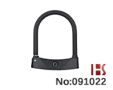 指纹认证U型锁 IP65防水 USB充电