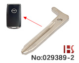 新款马自达CX3汽车方形智能卡小钥匙（左双槽）
