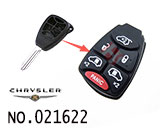 克莱斯勒六键智能遥控匙壳