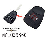 克莱斯勒汽车遥控器两键胶皮